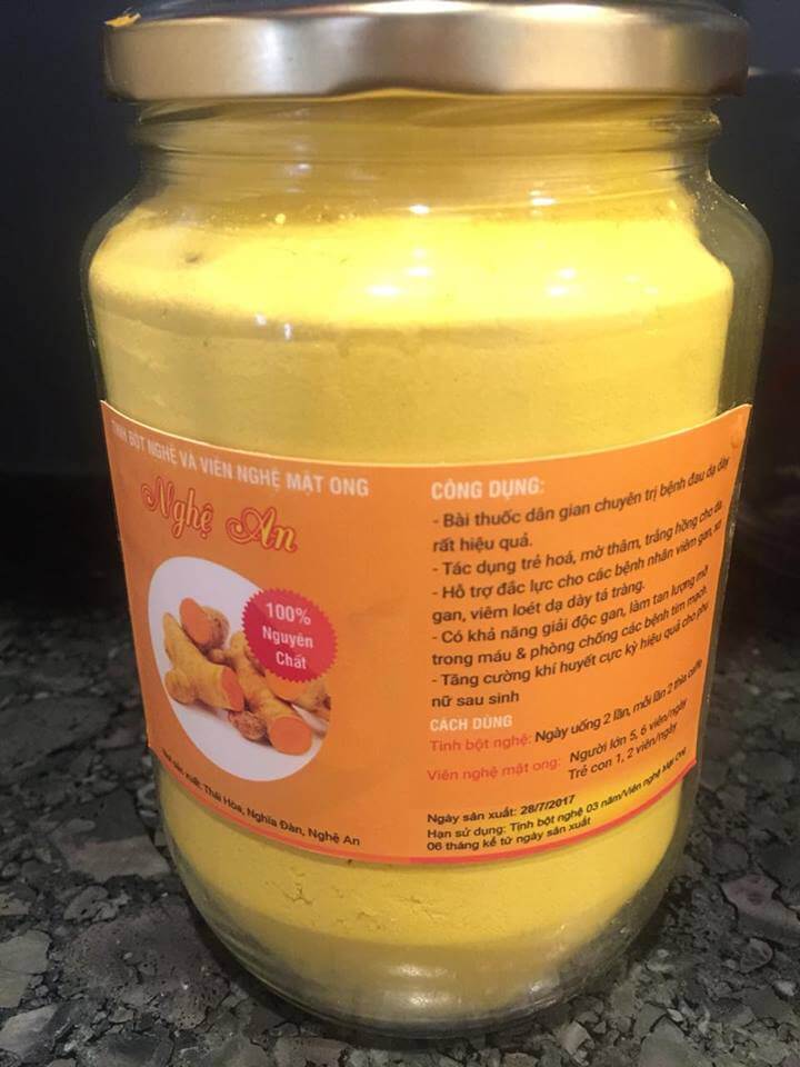 bao bì tinh bột nghệ