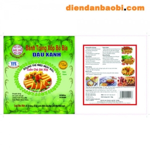 Bánh tráng xốp Bò Bía