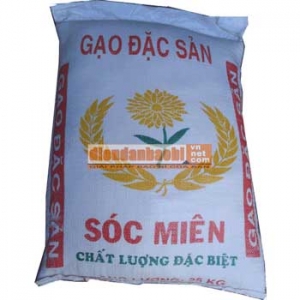 Bao gạo 25 kg - PP dệt in flexo